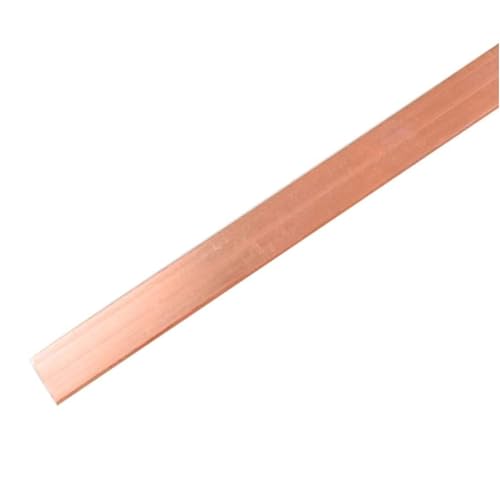 WUDOLI flaches Blech Kupferplatte, Stange, 99,9% reines Kupfer, Dicke 3–8 mm, Kupferstreifen, rote Kupferplatte, Kupferfolie quadratische Materialien (Color : 8x50x100mm) von WUDOLI