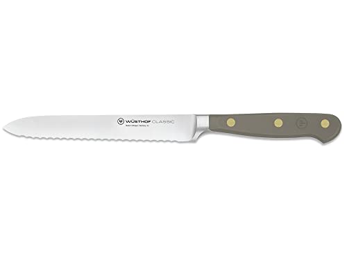 WÜSTHOF Classic Aufschnittmesser 14 cm, Velvet Oyster (Grau), 5" von WÜSTHOF