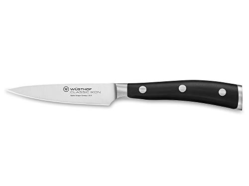 WÜSTHOF Classic Ikon Gemüsemesser 9 cm, Schwarz von WÜSTHOF