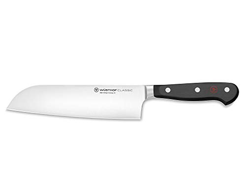 WÜSTHOF Classic Santoku 17 cm, Schwarz,silber von WÜSTHOF