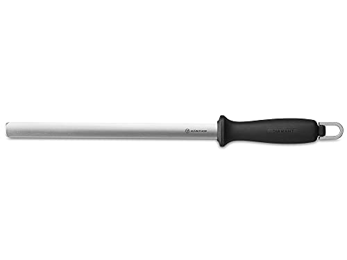 WÜSTHOF Diamant-Schärfstab 26 cm fein, Schwarz / Silber von WÜSTHOF