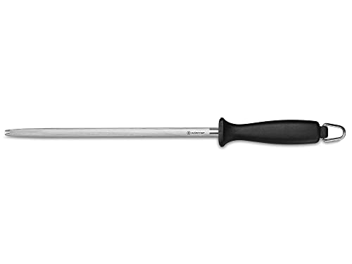 WÜSTHOF Wetzstahl sharpening steel, 26 cm, Schwarz / Silber von WÜSTHOF