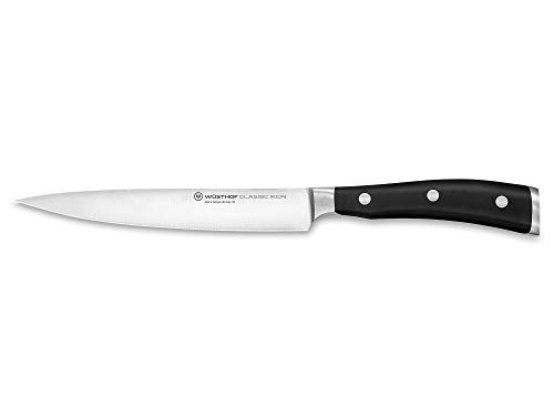 WÜSTHOF Classic Ikon Filiermesser 16 cm, Schwarz,silber von WÜSTHOF