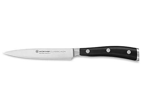 WÜSTHOF Classic Ikon Gemüsemesser 12 cm, Schwarz von WÜSTHOF