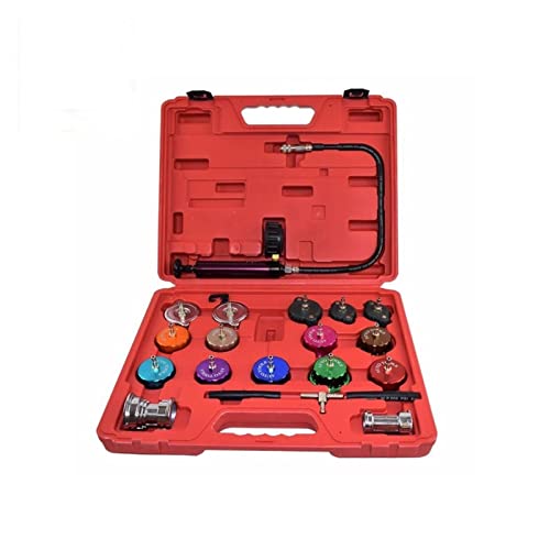 21-teiliges Druckprüfset für Kfz-Kühlerpumpen, Lecksucher für Wassertanks, Kühlsystem, Kühlmittel-Vakuum-Spülset, Hydraulikwerkzeuge, einfache Bedienung 21-teiliges Druckprüfset für Kfz-Kühlerpumpen, Lecksucher für Wassertanks, Kühlsystem, Kühlmittel-Vakuum-Spülset, Hydraulikwerkzeuge, einfache Bedienung von WUGMCNFBC
