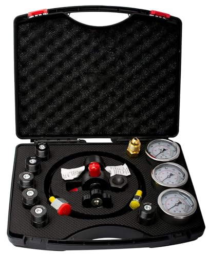 Hydraulisches Stickstoffdruckprüfset mit 3 Messgeräten, Stickstoffspeicher-Ladeset, für einfaches Befüllen, Druckprüfung Hydraulisches Stickstoffdruckprüfset mit 3 Messgeräten, Stickstoffspeicher-Ladeset, für einfaches Befüllen, Druckprüfung von WUGMCNFBC