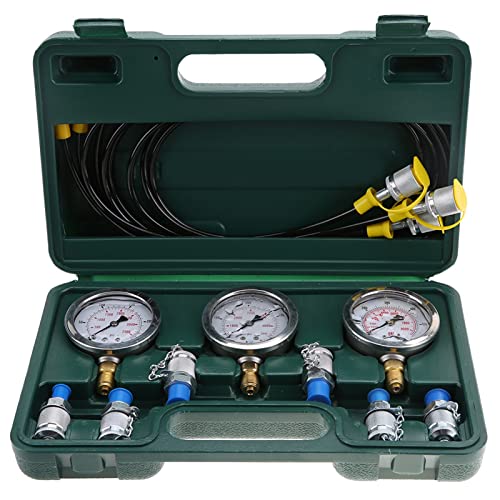 Wärme Druck 0 × 22, 0 × 9, 0 Bagger Hydraulische Druck Kit mit Prüfung Punkt Kupplung und Manometer Hydraulische Manometer Digitale Hydraulik Schläuche von WUGMCNFBC