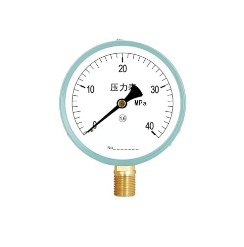 Y-100 Manometer Radialvakuum Unterdruckmessgerät Hydrauliköl Leitungswassererkennung Wasserdruckmessgerät Öldruckmessgerät Luftdruckmessgerät 0-1,6 MPa (0-40 MPa) von WUGMCNFBC