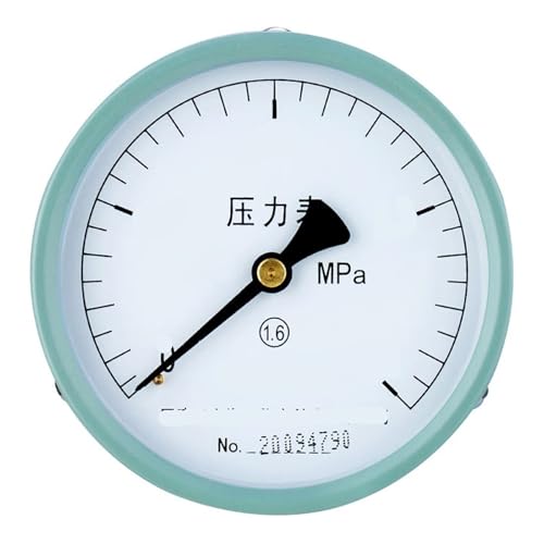 Y100Z Axial-Manometer, hochpräzises Vakuum-Unterdruckmessgerät, Wasserdruckmessgerät, Vakuummessgerät, Gastank mit 0,1 + 0 MPa (0–25 MPa) von WUGMCNFBC