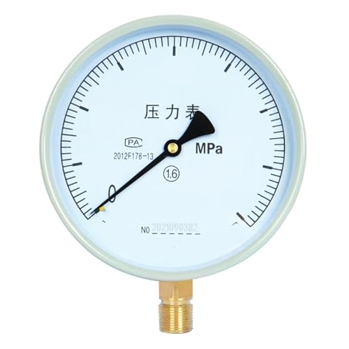 Y150 Manometer Radialzeiger Wasserdruckmessgerät Öldruckmessgerät Luftdruckmessgerät Zifferblattdurchmesser 150 mm 00,1 MPa (0,1 + 0,3 MPa) von WUGMCNFBC