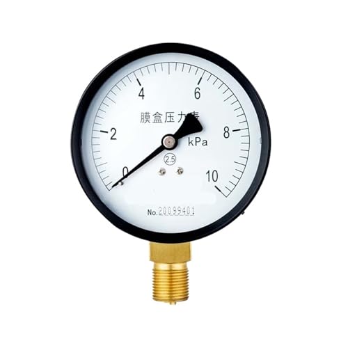 YE-100 Membrandruckmessgerät, Mikrodruckmessgerät, Niederdruckmessgerät, 0–25 kPa (0–10 kPa) von WUGMCNFBC