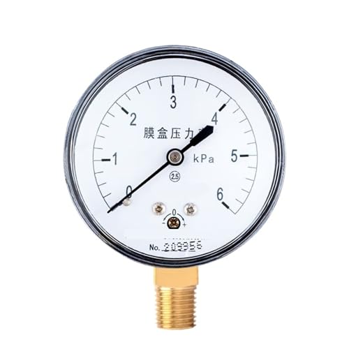 YE-60 Membran-Manometer 0–60 kPa Kilopascal Mikro-Manometer (0–6 kPa) von WUGMCNFBC
