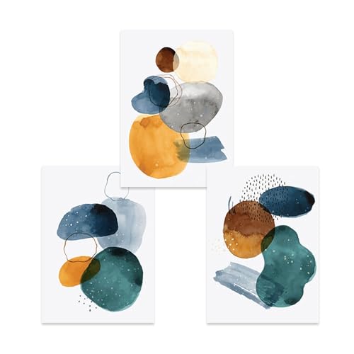 Kunstdrucke-Abstrakte Aquarell Geometrische Punkte Bunte Leinwand Gemälde Wand Kunst Bilder Poster Drucke für Wohnzimmer Büro Küche Schlafzimmer Wohnkultur-40*60cm*3/16*24Zoll*3 Stück (ohne Rahmen) Kunstdrucke-Abstrakte Aquarell Geometrische Punkte Bunte Leinwand Gemälde Wand Kunst Bilder Poster Drucke für Wohnzimmer Büro Küche Schlafzimmer Wohnkultur-40*60cm*3/16*24Zoll*3 Stück (ohne Rahmen) von WUHBCZ