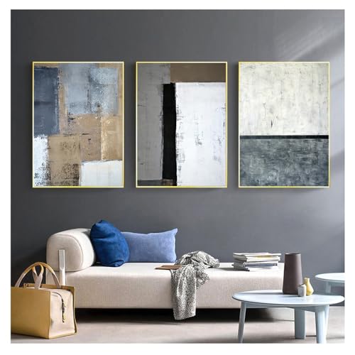 Wandkunst-Leinwandgemälde Drucke Abstrakte Linien Farbstücke Poster Morden Nordisch Schwarz Weiß Grau Wandkunst Wohnzimmer Büro Zimmer Wohnkultur Kunstwerk-60*70cm*3/24*27Zoll*3 Stück (ohne Rahmen) Wandkunst-Leinwandgemälde Drucke Abstrakte Linien Farbstücke Poster Morden Nordisch Schwarz Weiß Grau Wandkunst Wohnzimmer Büro Zimmer Wohnkultur Kunstwerk-60*70cm*3/24*27Zoll*3 Stück (ohne Rahmen) von WUHBCZ