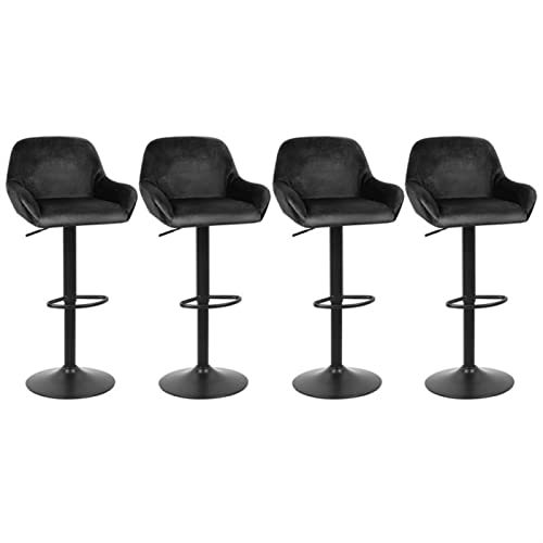 WUHUQN Barhocker Drehbar Höhenverstellbar mit Samt Rückenlehne Drehbar Barhocker Drehbar Barhocker Drehbar Barhocker Küchenthekenhocker Esszimmerhocker WUHUQN Barhocker Drehbar Höhenverstellbar mit Samt Rückenlehne Drehbar Barhocker Drehbar Barhocker Drehbar Barhocker Küchenthekenhocker Esszimmerhocker von WUHUQN