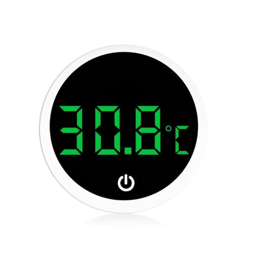 Aquarium Thermometer Klebethermometer Digital Mini Thermometer Kleben Aquarienthermometer Aquarium Zubehör Mini Marine Temperatursensor für Süßwasser-Meeresaquarien(℃) von WUIOWPPIC