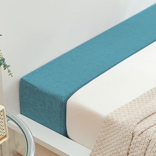 Matratzenverlängerung zum Füllen der Lücke zwischen Matratze und Kopfteil/Wand, Bettspaltfüller Erhältlich in 840 Größen, Hochdichter Schwamm Liebesbrücke mit abnehmbarem Bezug(Dunkelblau-100x5x5cm) von WUIOYNF