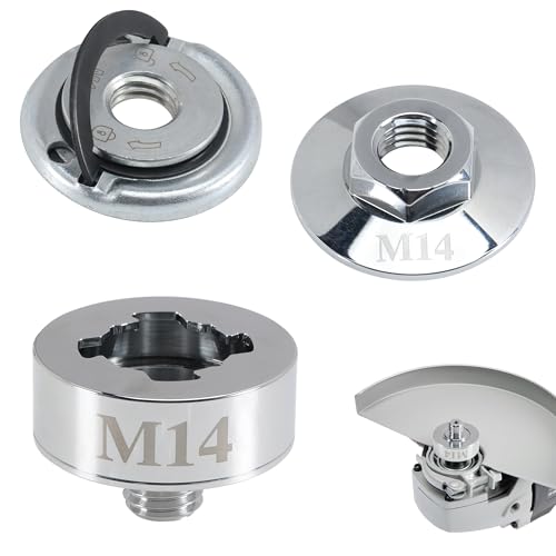 WUISOLQP X-LOCK Adapter auf M14, Schnellspannmutter M14 Winkelschleifer Modifizierter Adapter mit M14-Flansch-Kontermutter 45 mm M14 Xlock Adapter für Diamantkernbohrer Xlock-Winkelschleifer WUISOLQP X-LOCK Adapter auf M14, Schnellspannmutter M14 Winkelschleifer Modifizierter Adapter mit M14-Flansch-Kontermutter 45 mm M14 Xlock Adapter für Diamantkernbohrer Xlock-Winkelschleifer von WUISOLQP