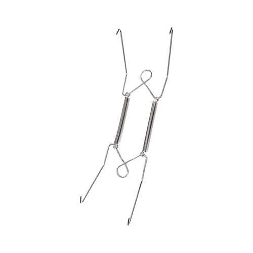 WUJIHE 10 x Telleraufhänger für die Wand, langlebige Geschirr-Ausstellungshalter, Teller, Federhaken, Halter für antikes Porzellan, Kunstbedarf (20,3 cm) von WUJIHE