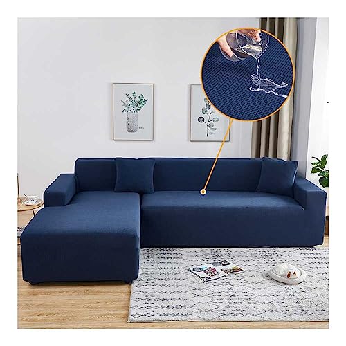 WULTNICEW Sofabezug Wasserabweisend 1/2/3/4 Sitzer Eck Stretch Sofa/Couch Überzug Universal Couchbezug（L Form Ecksofa Erfordert Zwei, Achten Sie Auf die Größentabelle） von WULTNICEW