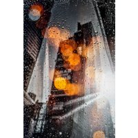 Rainy Days in New York I - Fotokunst Von Sven Pfrommer von WUNDERBILD