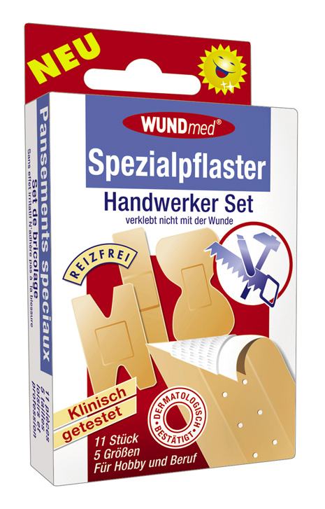 Wundmed Handwerker-Pflaster-Set 11-teilig von WUNDmed