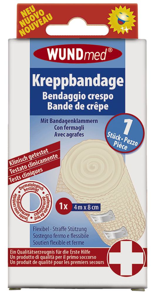 Wundmed Kreppbandage 4 m x 8 cm von WUNDmed
