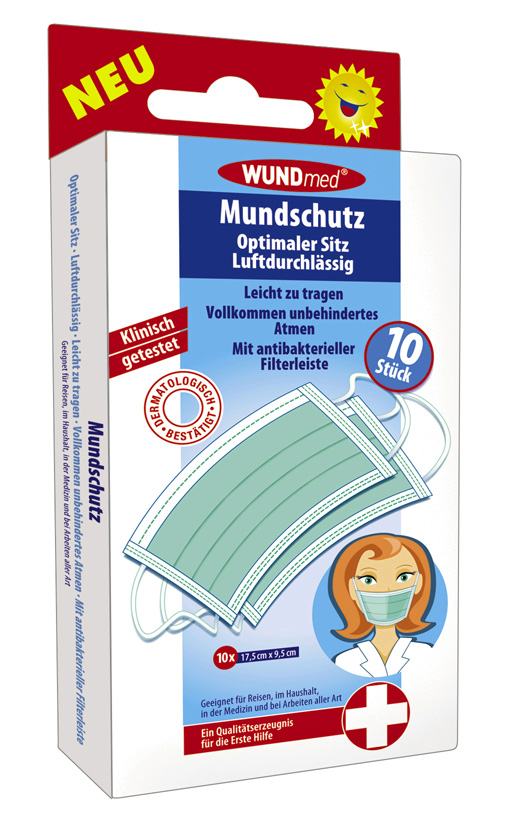 Wundmed Mundschutz 10 Stück von WUNDmed