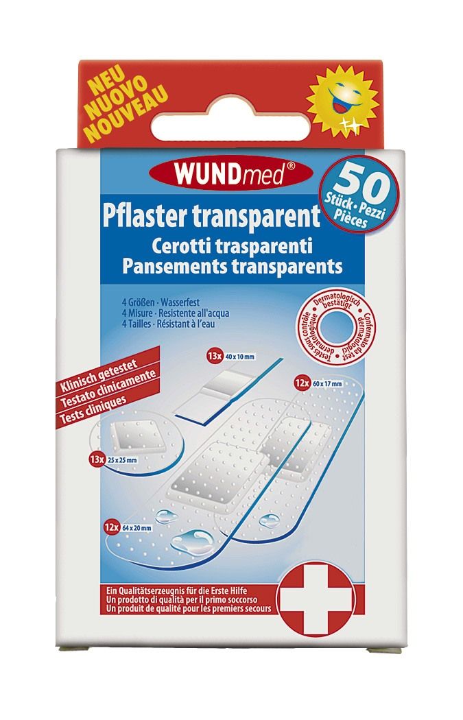 Wundmed Pflaster verschiedene Größen 50 Stück von WUNDmed