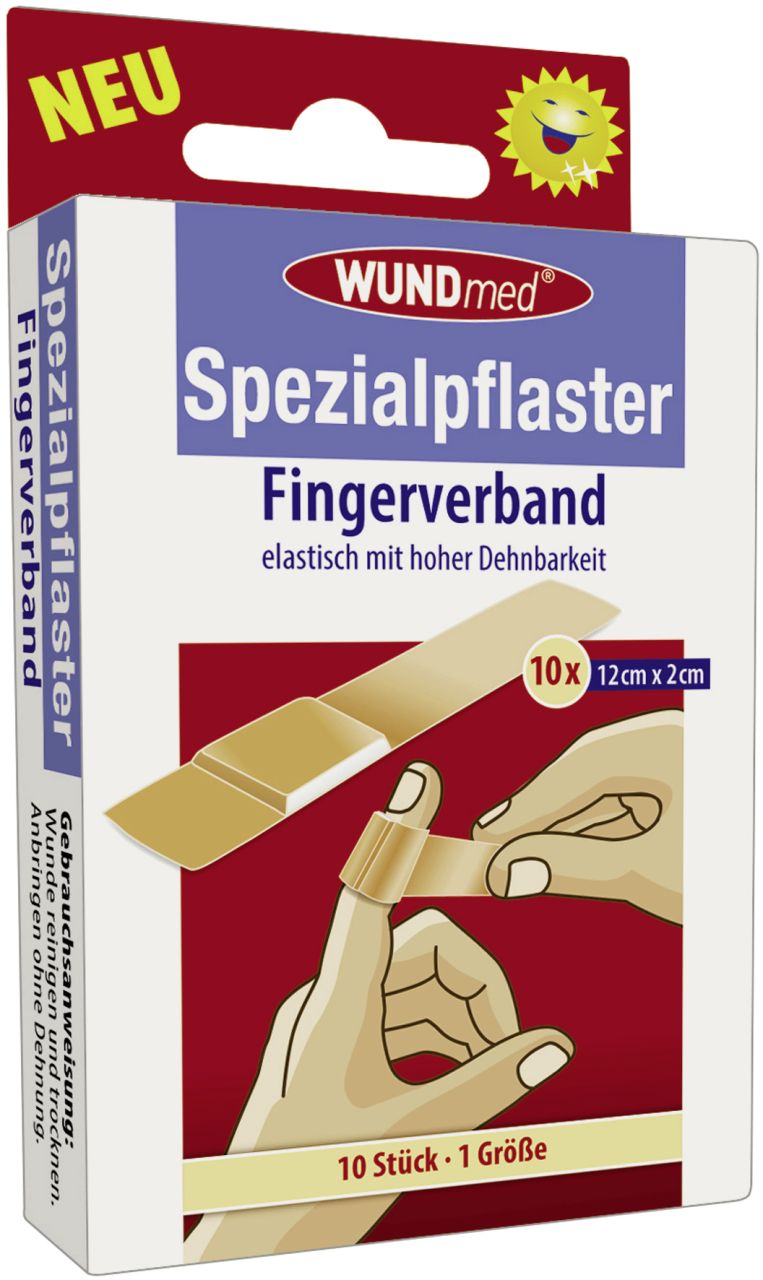 Wundmed Spezialpflaster Fingerverband 12 cm x 2 cm von WUNDmed