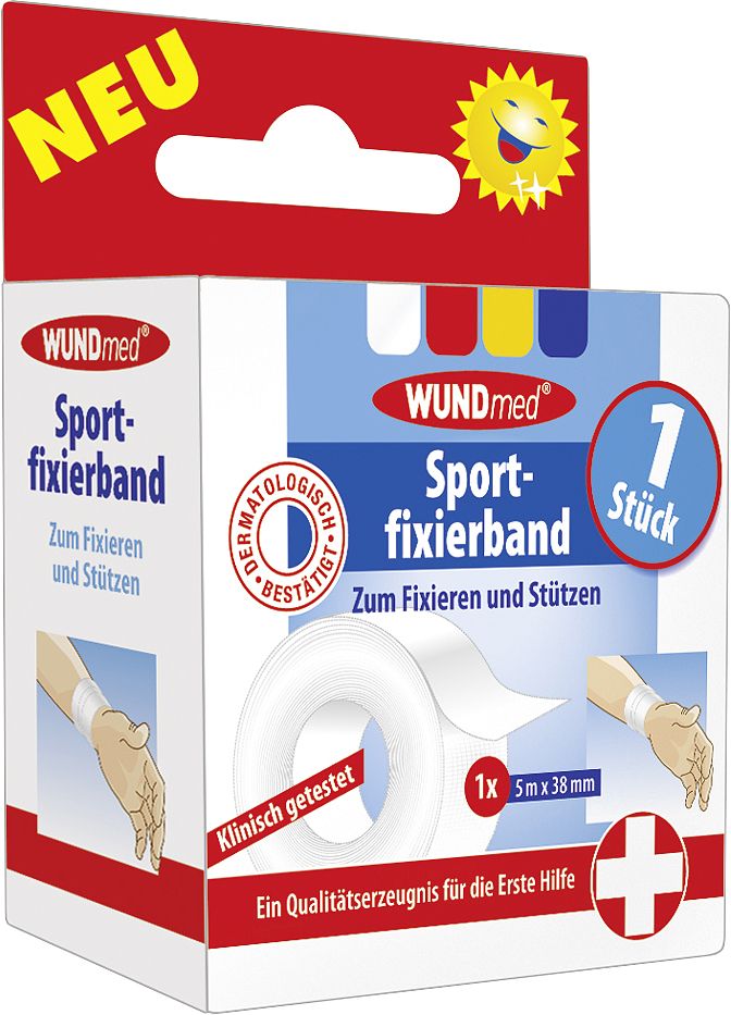 Wundmed Sportfixierband 5 m x 3,8 cm, Inhalt: 1 Stück von WUNDmed