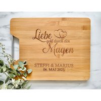 Schneidebrett Personalisiert Als Hochzeitsgeschenk Oder Paargeschenk Verschiedenen Varianten von WUNSCHSCHNUPPEo