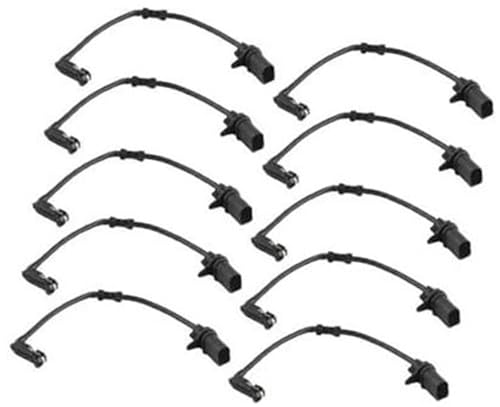 WUPEDI Bremsbelag-Verschleißsensor, 10 Stück, Auto-Ersatzteile, Bremssensor-Linie, Auto-Hinterrad-Bremsbelag-Verschleißsensor, geeignet for A8 Bremsbelagverschleißsensor von WUPEDI