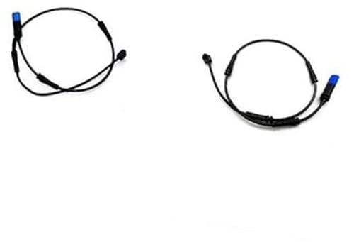 WUPEDI Bremsbelag-Verschleißsensor 34356870353 34356870352 Vorder-Hinterachse, for, X5 G05 X6 G06 X7 G07 G18 Bremsinduktionsleitung Bremsbelagverschleißsensor(BLACK 1 Set) von WUPEDI