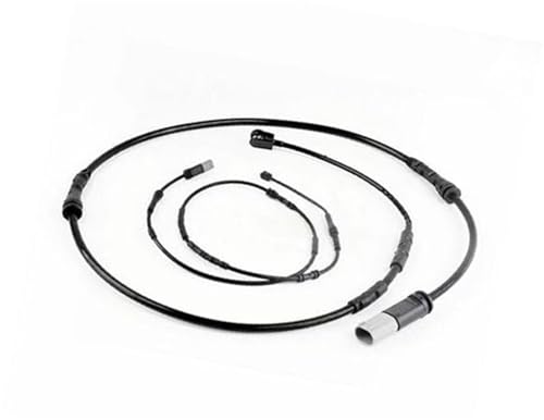 WUPEDI Bremsbelagverschleißsensor, for, X3 X4 F25 F26 Bremsreibplattenverschleißsensorkabel 34356790303 34356790304 Autoteile vorne hinten Bremsbelagverschleißsensor(BLACK 1 Pair) von WUPEDI