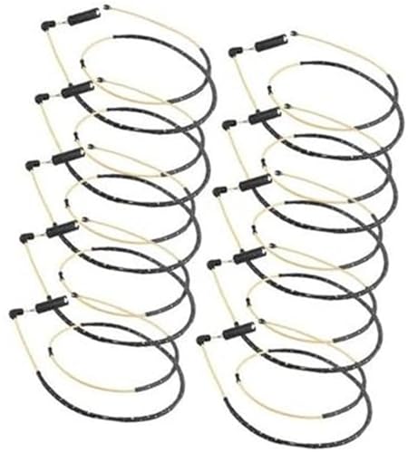 WUPEDI Bremsbelagverschleißsensor 10 Stück Autoteile Hinterradbremssensor 34356757896, for, Z4 E85 2003- Z4E86 2006-3435 6757 896 Bremsbelagverschleißsensor von WUPEDI