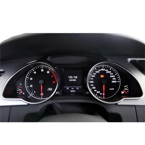 WUPEDI Digitales Instrumenten-Kombiinstrument, Tachometer, for Audi, for A3, 3 Rs3 A4 4 A4l A5 5 Rs5 Tt Q5 Carplay LCD-Dashboard-Panel-Cockpit digitale Armaturenbrettanzeige(For A5 Petrol) von WUPEDI