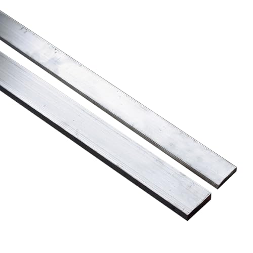 Aluminium-Flach. 2 Stück 4X80/90X400Mm Aluminium-Flachstangen, solides neues Walzgut(Size:4 * 90 * 400Mm) von WUPNGS