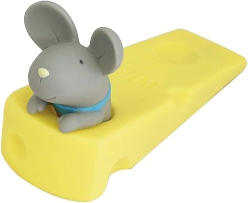 WUPNGS Robuster Türstopper Selbstklebender Türstopper, Türdämpfung, Türkeil, Türstopper, Türstopper in Tierform(Yellow) von WUPNGS