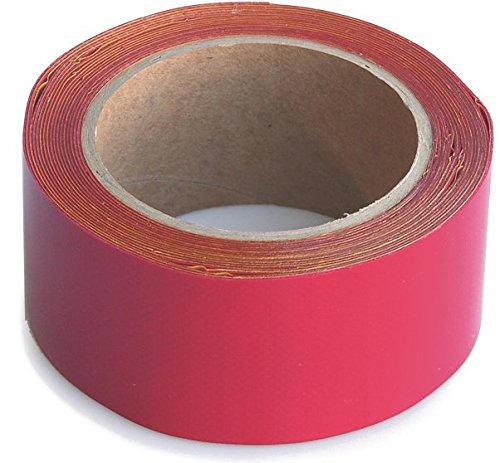 WUPSI PVC-Planen-Reparaturband - Klebeband zur Reparatur von Löchern & Rissen an LKW-Plane, Anhängerabdeckung, Markise & Zelt - Rot, 5 cm X 5 m von WUPSI