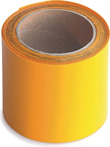 Wupsi PVC-Planen-Reparaturband - Klebeband zur Reparatur von Löchern & Rissen an LKW-Plane, Anhängerabdeckung, Markise & Zelt - Gelb 10 cm X 5 m von WUPSI