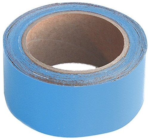 Wupsi PVC-Planen-Reparaturband - Klebeband zur Reparatur von Löchern & Rissen an LKW-Plane, Anhängerabdeckung, Markise & Zelt - Hellblau, 5 Cm X 5 M von WUPSI