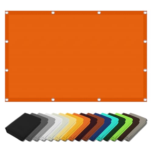 Sunsail Wasserdicht Rechteckig 1.6 x 2.5 m Wasserabweisend Windabweisend Sichtschutz Garten mit Ösen Segeltuch 4 × 1.5 M Seile für Patio Balkon Terrasse Camping, Orange Sunsail Wasserdicht Rechteckig 1.6 x 2.5 m Wasserabweisend Windabweisend Sichtschutz Garten mit Ösen Segeltuch 4 × 1.5 M Seile für Patio Balkon Terrasse Camping, Orange von WUQINC