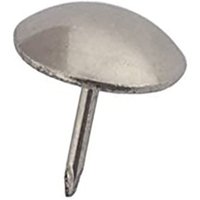 Blisterpackung mit 25 vernickelten Ohrsteckern 10 mm von WURKO