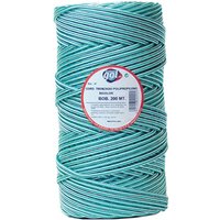 Wurko - Rolle mit 200 m geflochtener Wäscheleine 5 mm zweifarbig weiß/grün von WURKO