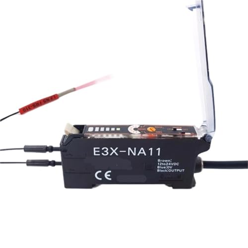 WURKVGMK Cloweit Glasfaser-Verstärkersensor, Din-Schienenmontage for Diffuse Durchgangsstrahler M3 M4 Glasfaser E3X-NA11 E3X-NA41(E3X-NA11,M4_Correlation_NO Fiber Optic Cable) von WURKVGMK