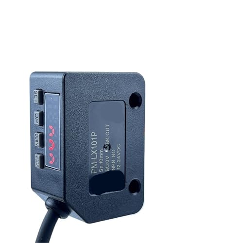 WURKVGMK Farbsensorschalter RGB-Markierungserkennung Abweichungskorrektur 12-24 V DC NPN PNP Differenzierungspositionierung(PM-LX101) von WURKVGMK
