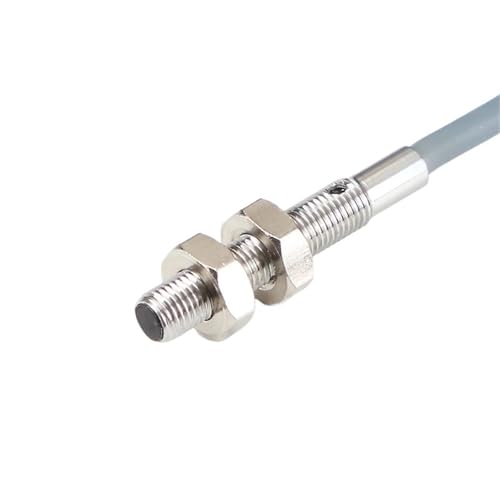 WURKVGMK M4 Mini-Mikro-Zylinder-Näherungsschalter-Sensor Metall-Induktionsschalter DC DC Dreileiter NPN normalerweise offen(DMB04-0.8S-B,PNP NC) von WURKVGMK