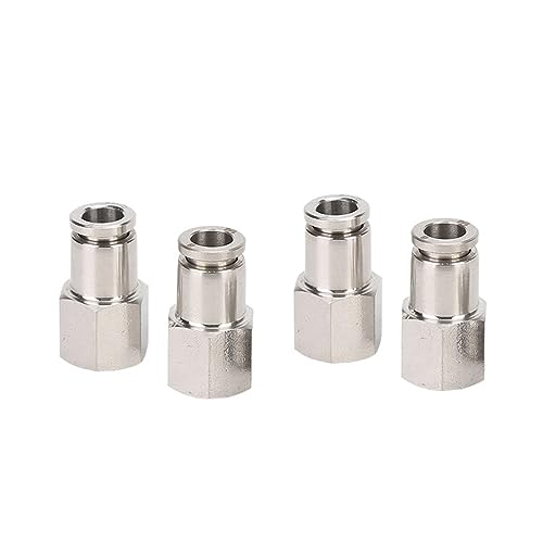 2 PCS 304 Edelstahl Metall Pneumatische Schnell Anschluss PCF4/6/8/10/12 Gewinde 1/8 1/4 3/8 Schlauch Armaturen Hochdruck Stecker(Pcf12-03) von WUSHADEHANS
