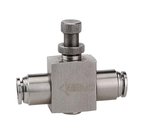 2 PCS 304 Edelstahl Pneumatische Luftschlauch Armaturen Metall Schnellkupplung Hochdruck Fitting Rohrverbinder(Sa,12MM) von WUSHADEHANS